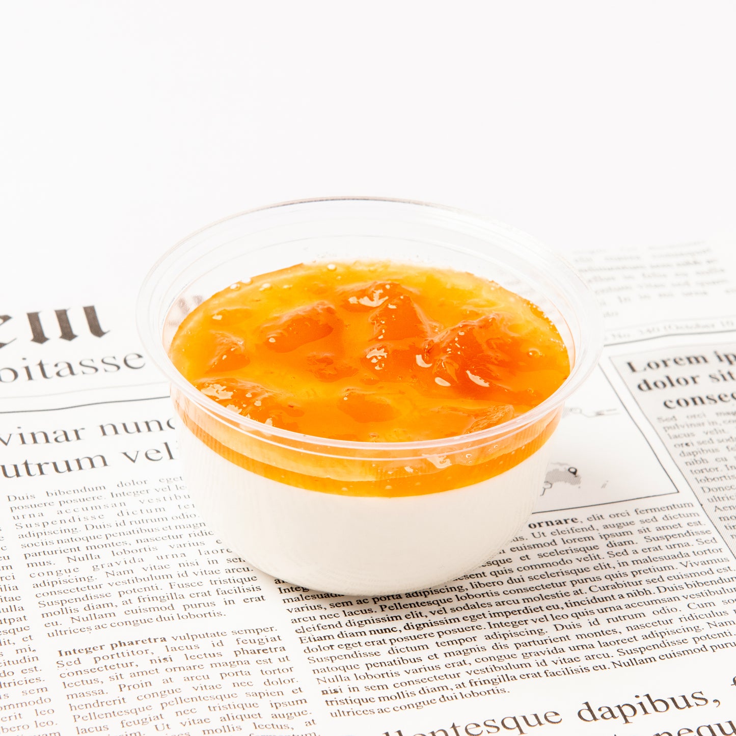 Panna Cotta with Homemade Apricot Jam